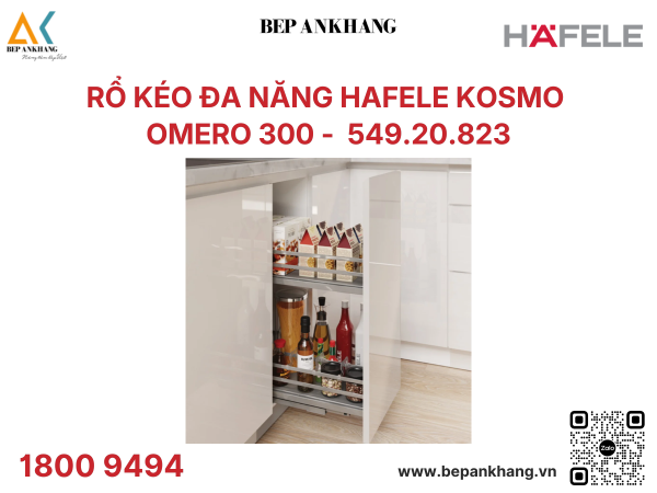 Bộ rổ gia vị Hafele - OMERO 300 549.20.823 - 300mm